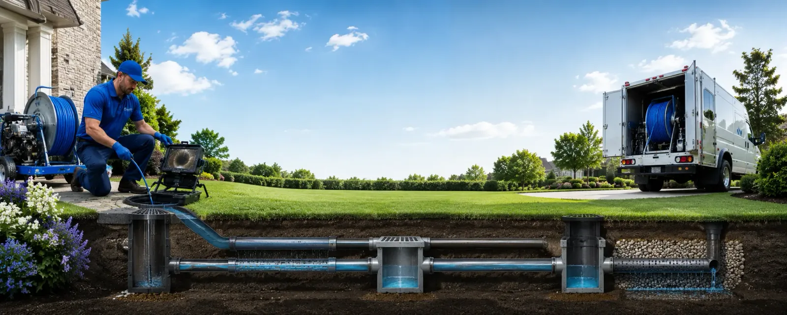 Outdoor drain cleaning information for Constantine, MI
